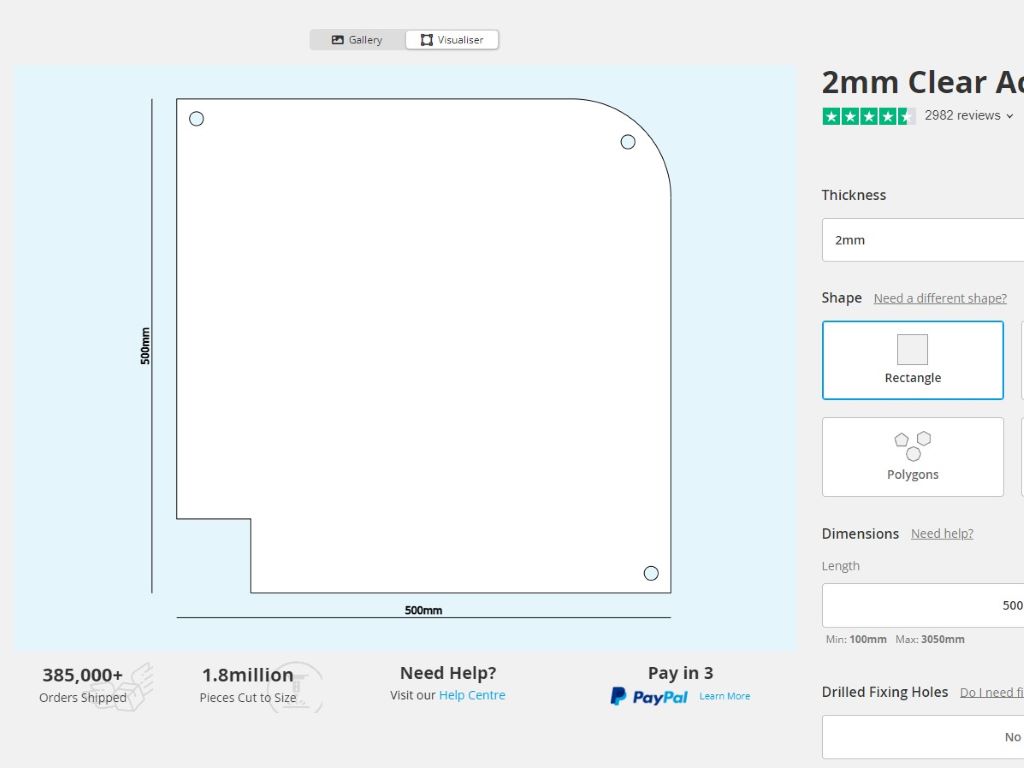 CutMy Visualiser Screenshot